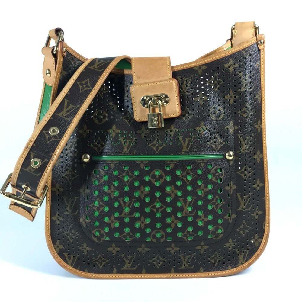 LOUIS VUITTON Authentic Brown Monogram Canvas Shoulder Bag
